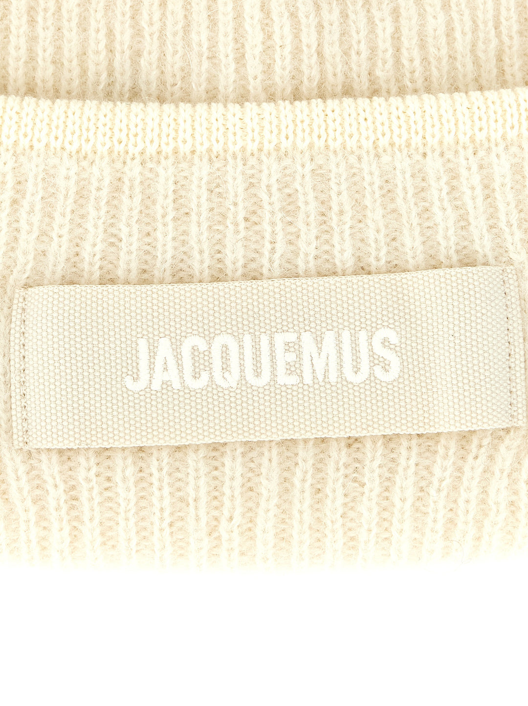 Jacquemus White Wool Beanie