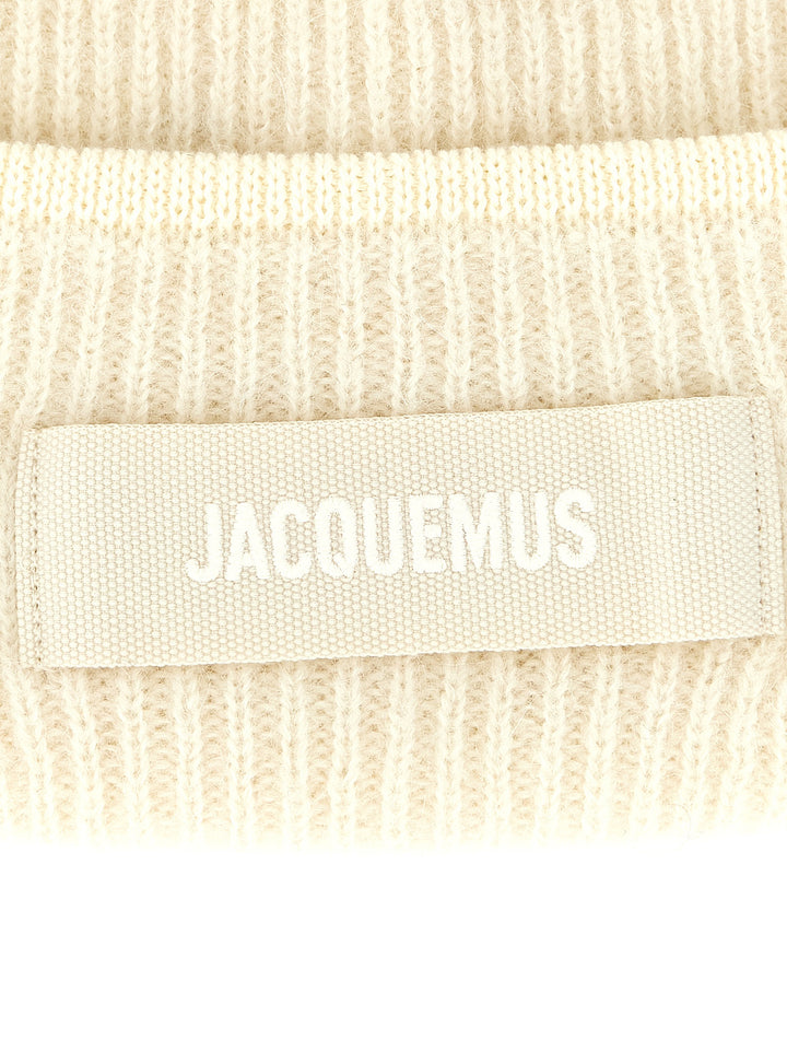 Jacquemus White Wool Beanie