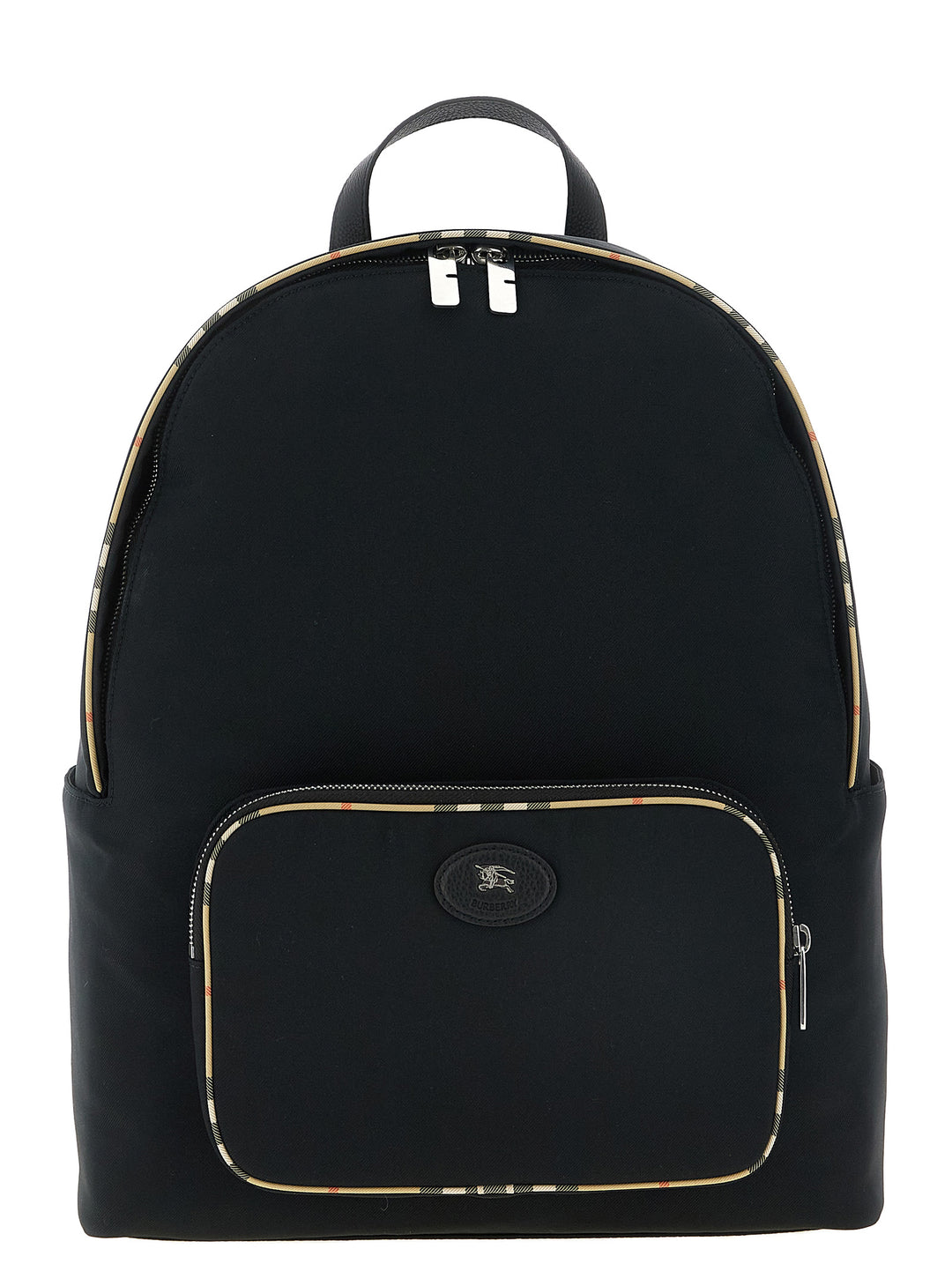 Burberry Black Polyester Backpack