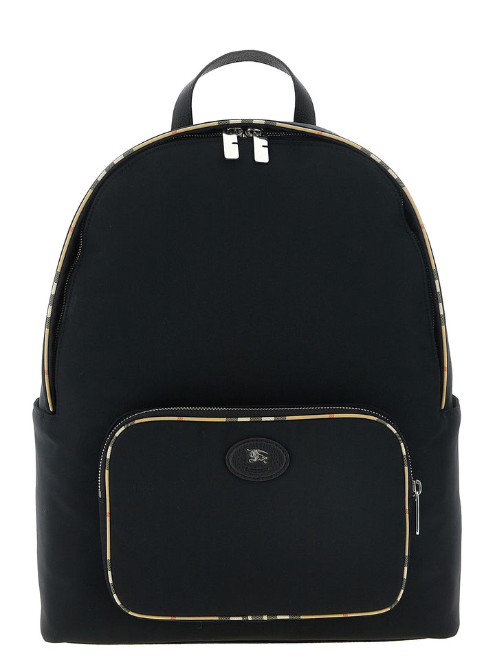 Burberry Black Polyester Backpack