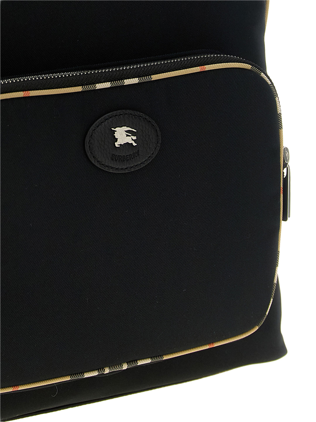 Burberry Black Polyester Backpack