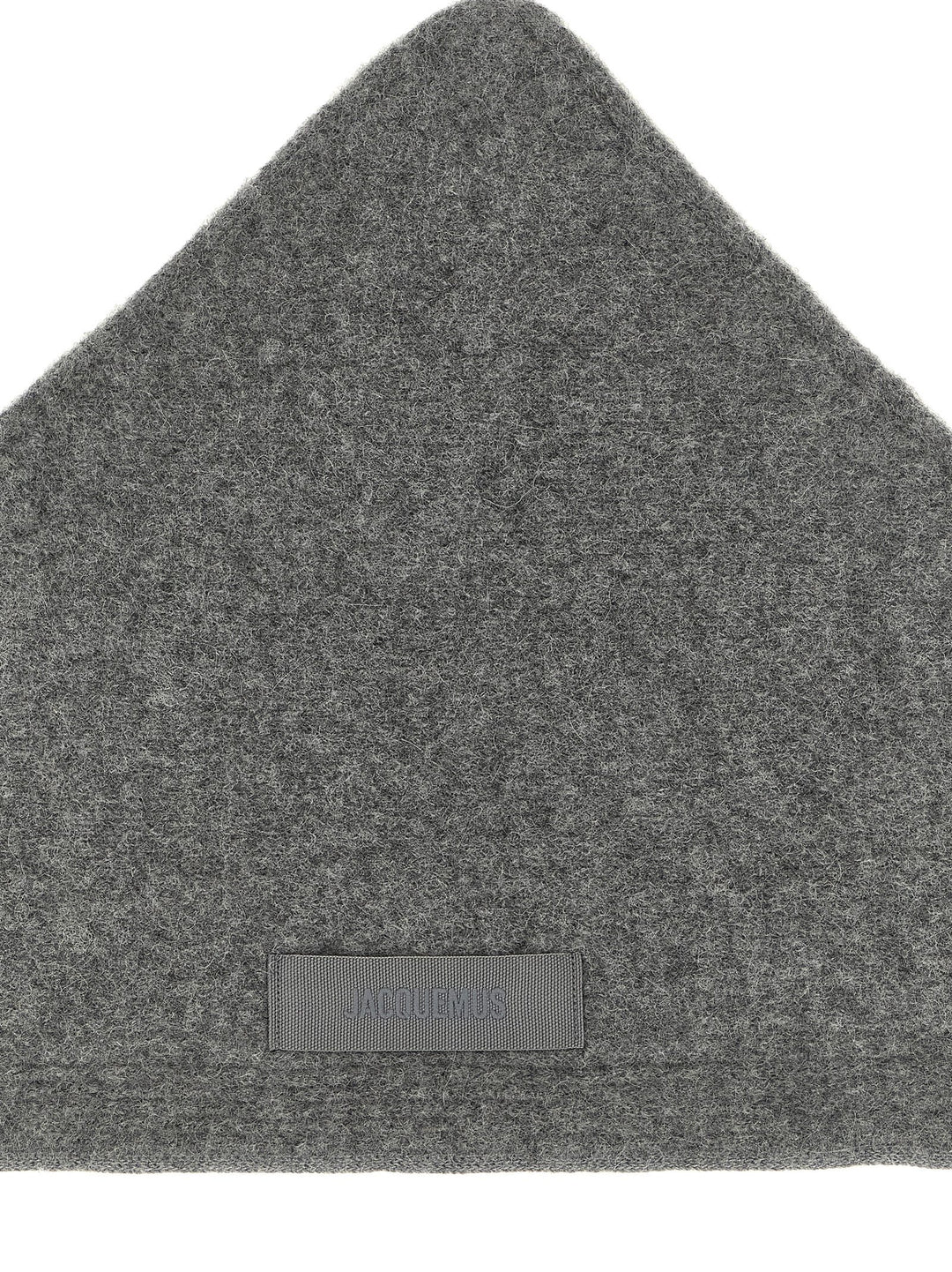 Jacquemus Gray Wool Scarf