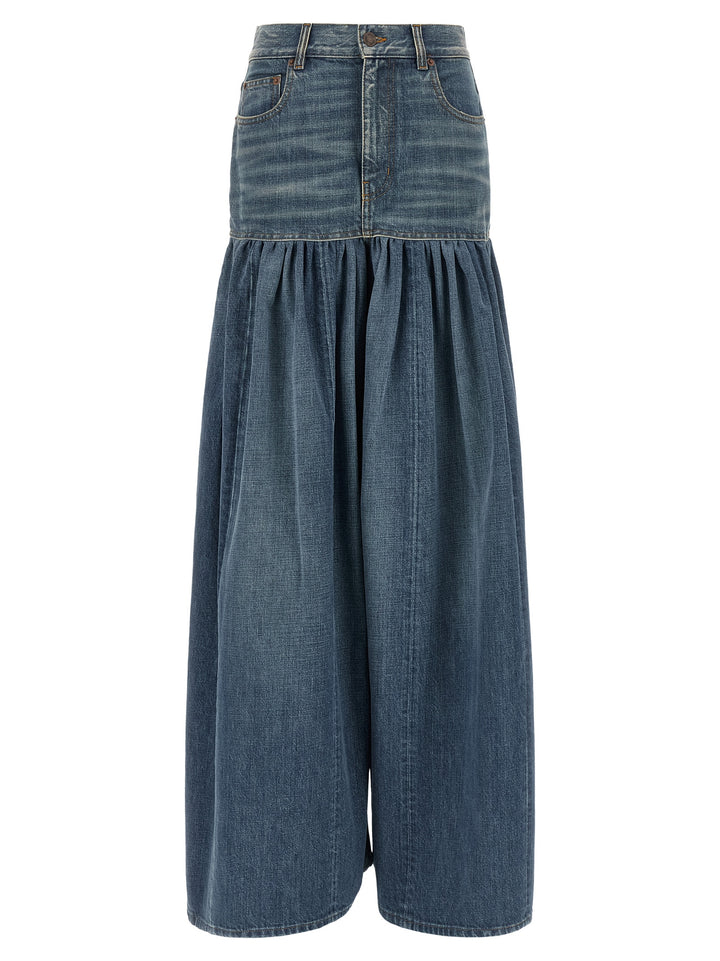 Chloé Blue Denim Skirt