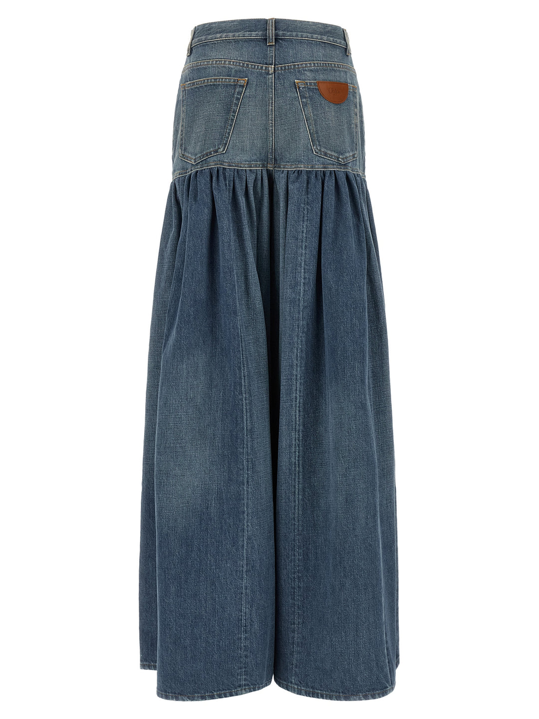 Chloé Blue Denim Skirt