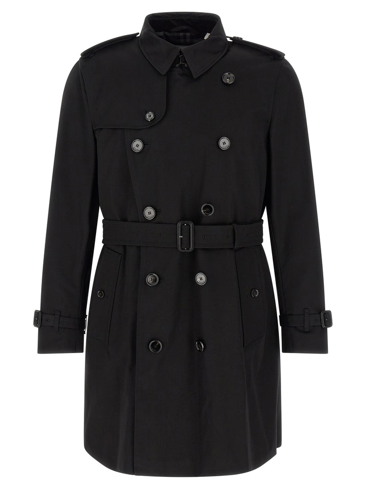 Burberry Black Cotton Coat