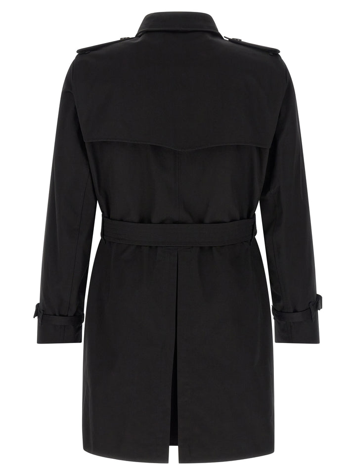 Burberry Black Cotton Coat