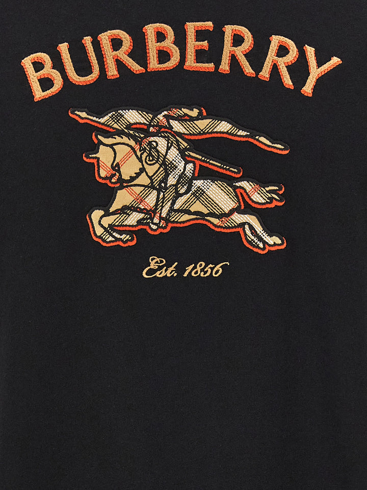 Burberry Black Cotton T-Shirt