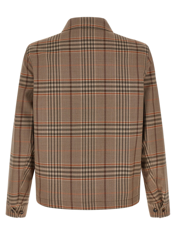 Burberry Beige Wool Full-Length Jacket