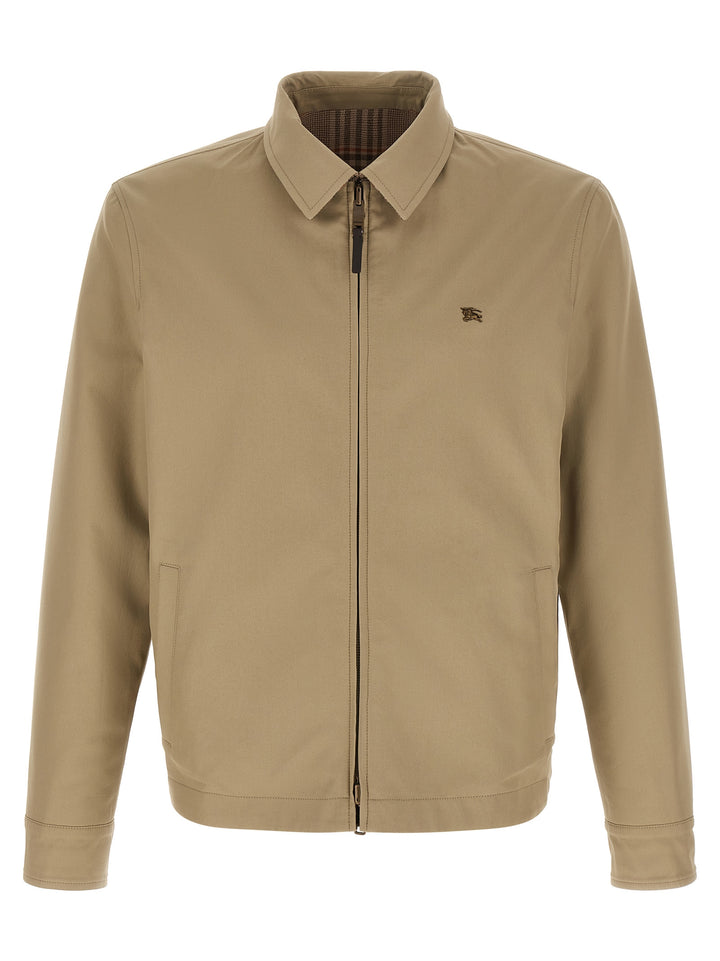 Burberry Beige Wool Full-Length Jacket
