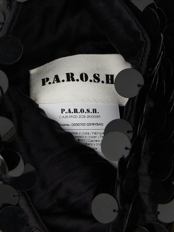 P.A.R.O.S.H. Black Polyamide Shoulder Bag