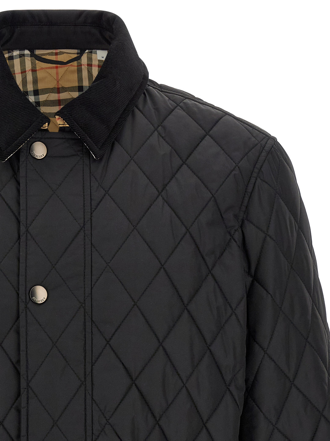 Burberry Black Polyamide Full-Length Jacket