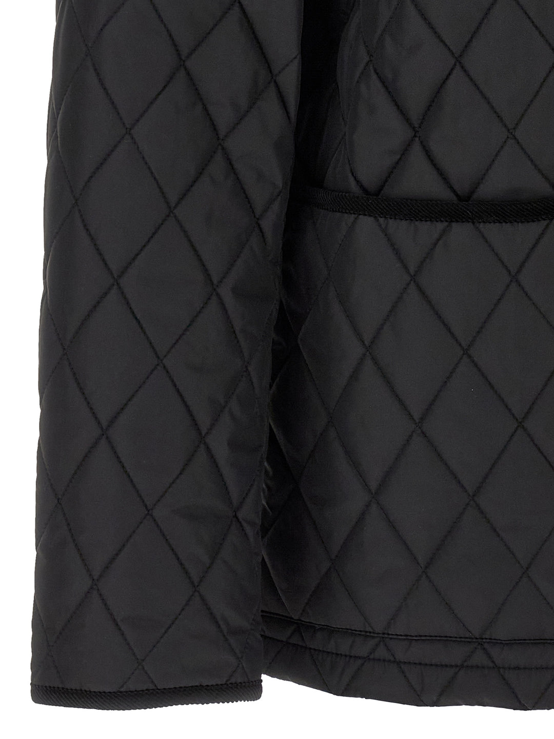 Burberry Black Polyamide Full-Length Jacket