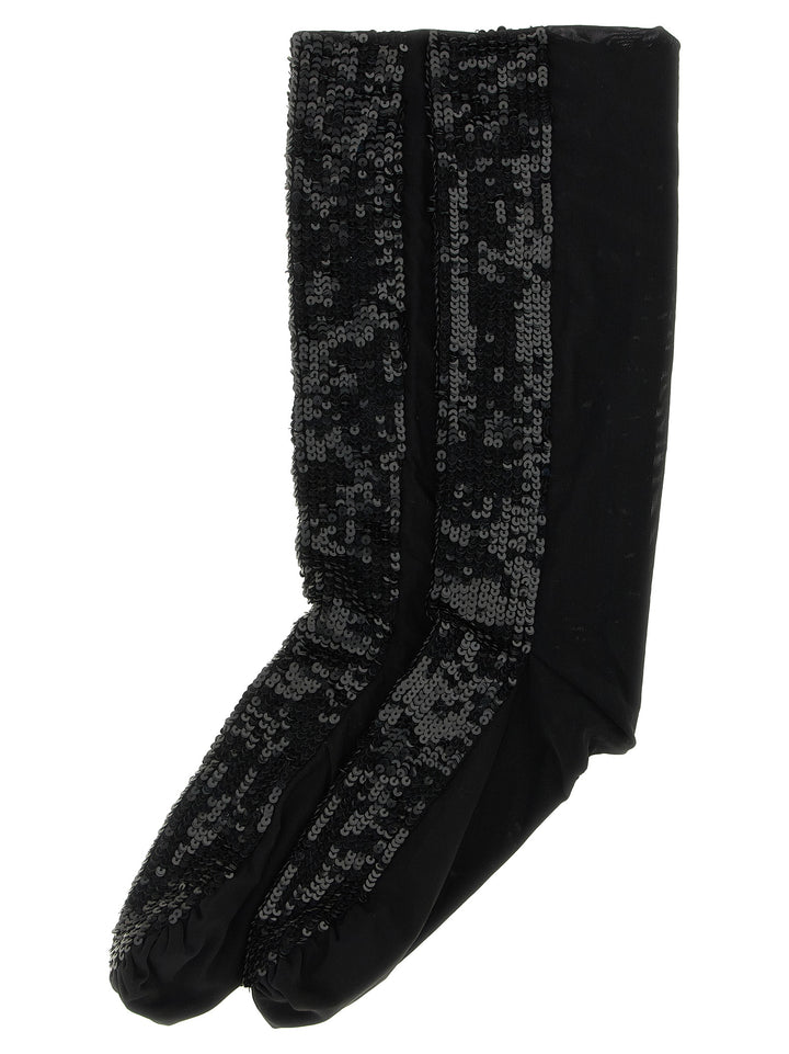 P.A.R.O.S.H. Black Polyamide Socks