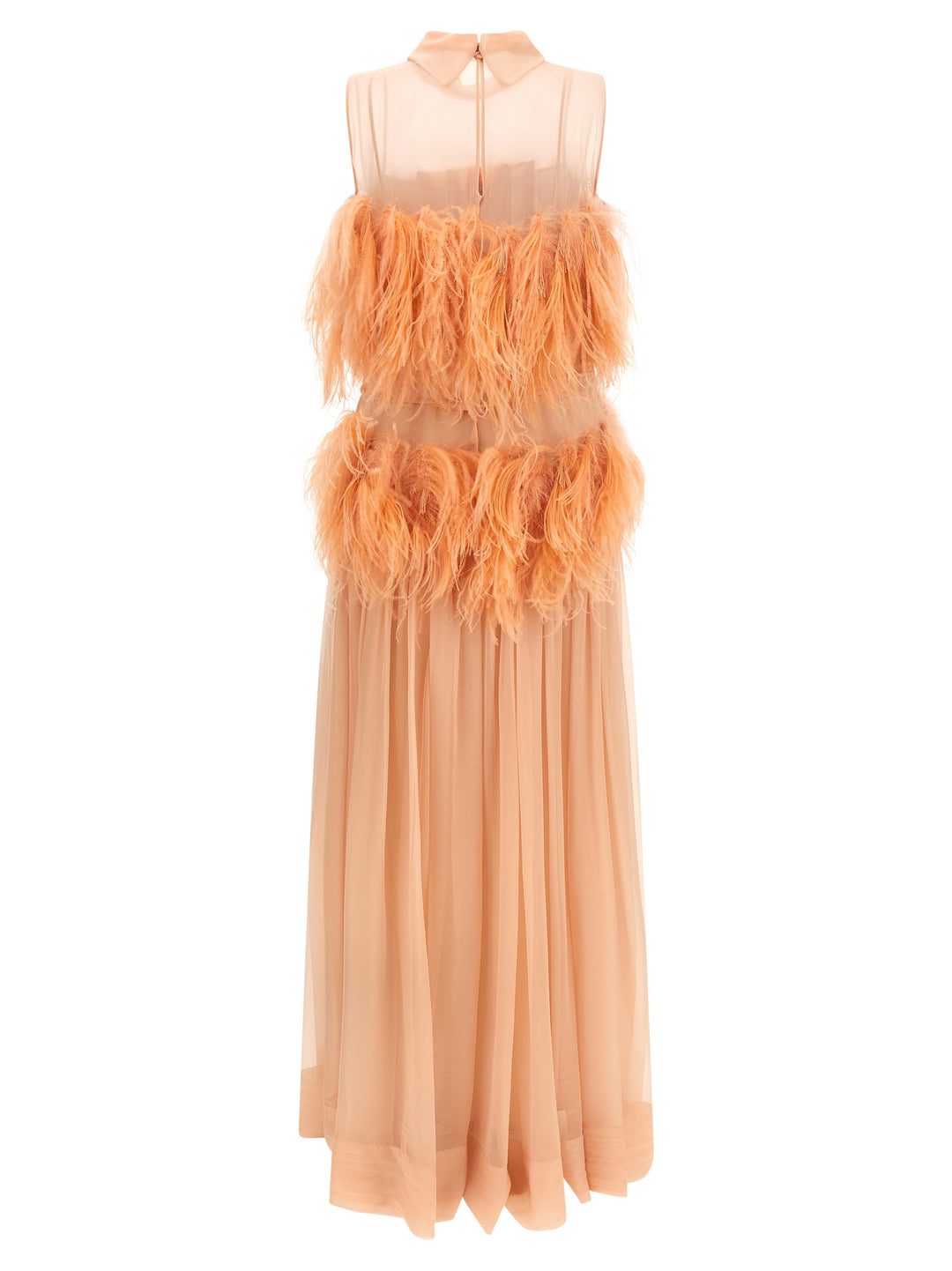 Alberta Ferretti Multicolor Silk Long Dress
