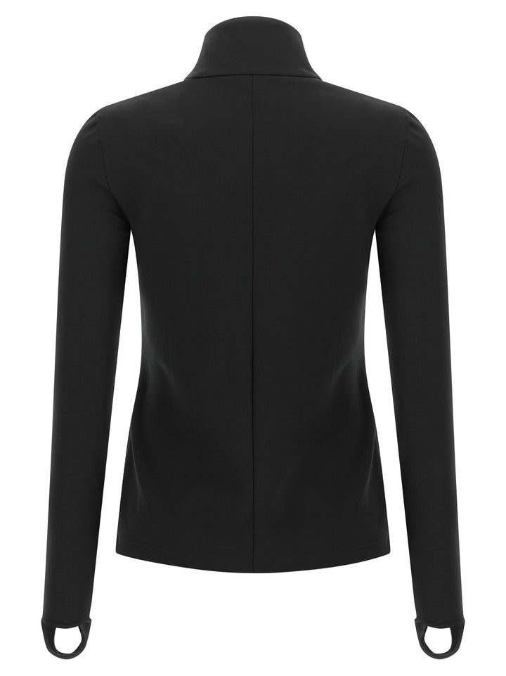 Courrèges Black Polyamide Cardigan