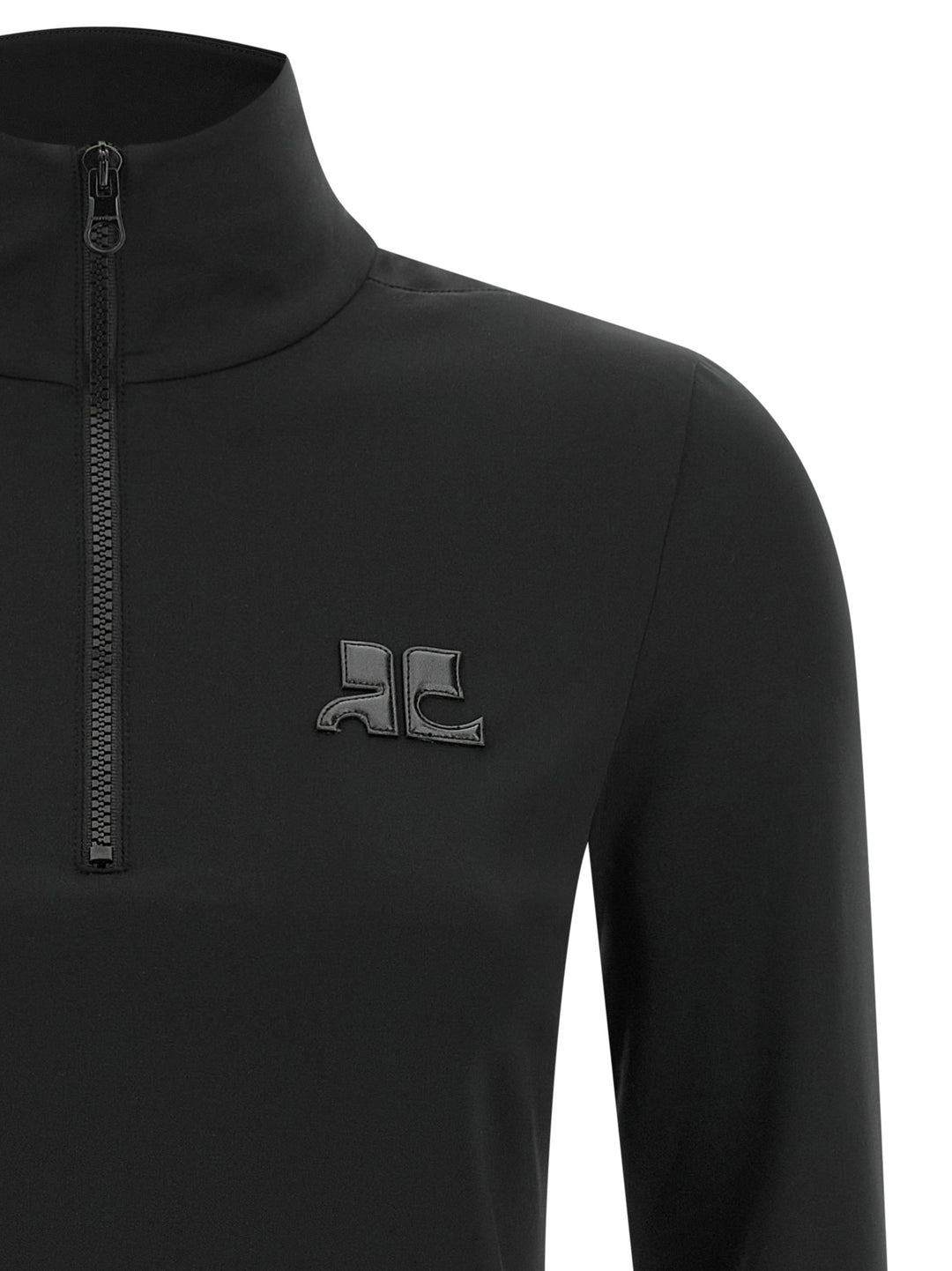 Courrèges Black Polyamide Cardigan