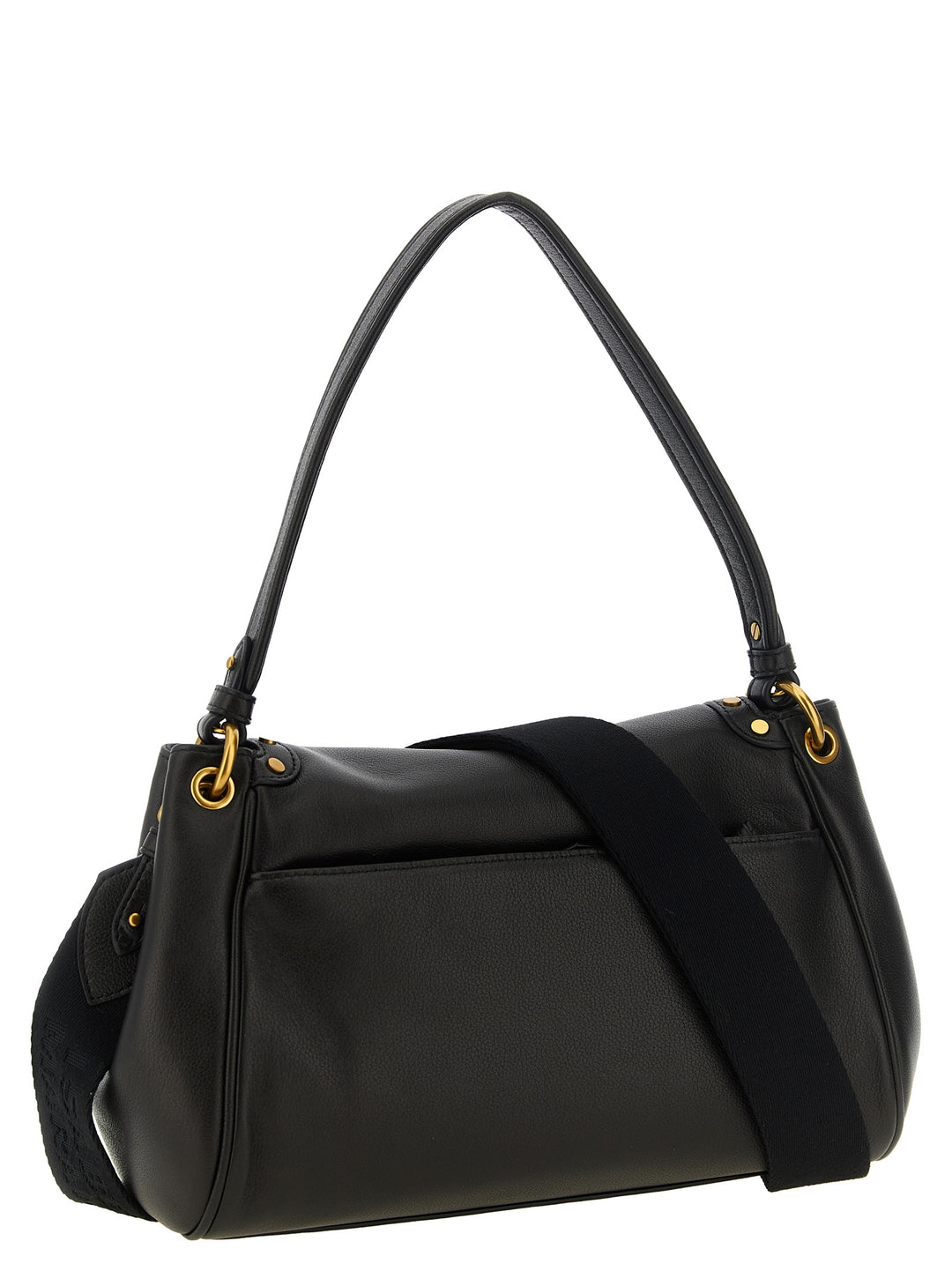 Isabel Marant Black Lamb Leather Shoulder Bag