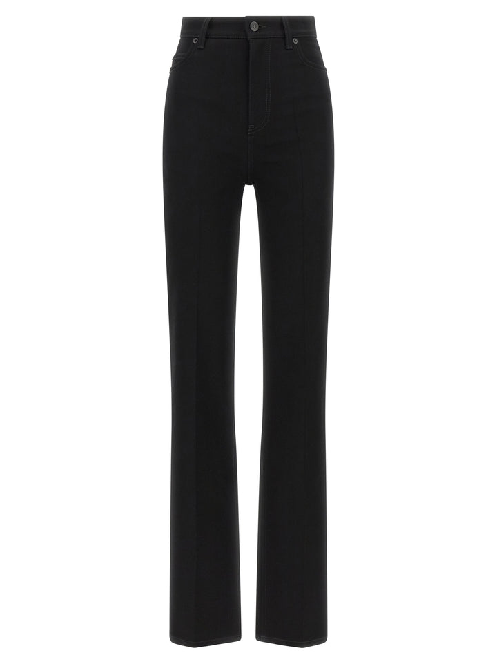 Balenciaga Black Elastane High-Waisted Jean