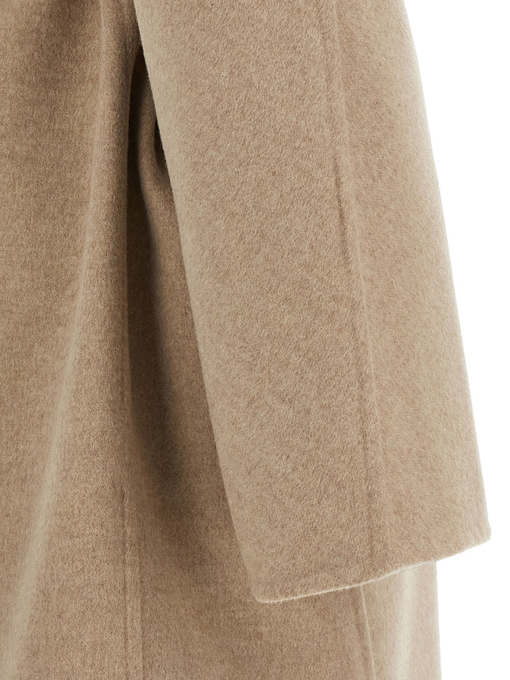 Ferragamo Beige Virgin Wool Coat