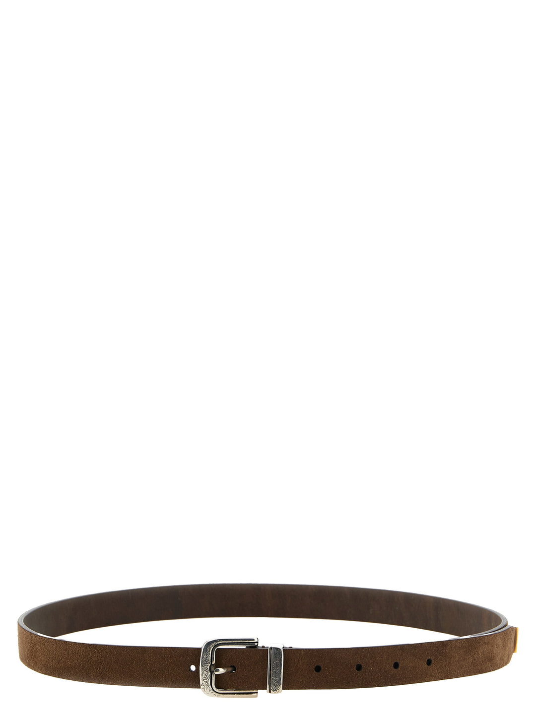 Brunello Cucinelli Brown Bull Skin Belt