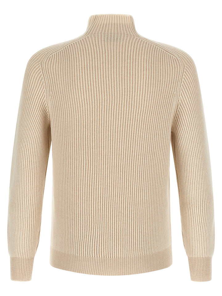 Brunello Cucinelli Beige Cashmere Cardigan