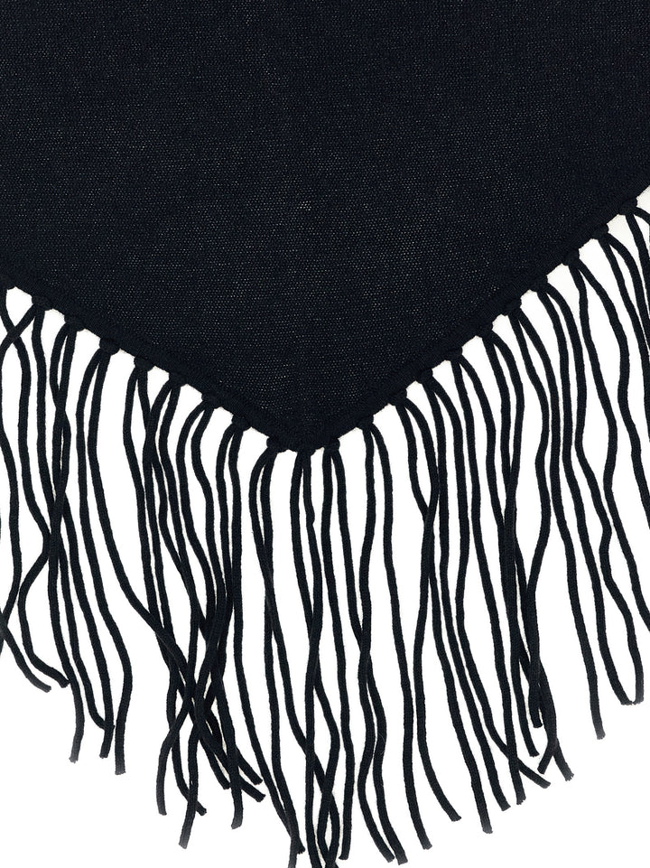 P.A.R.O.S.H. Black Cashmere Scarf