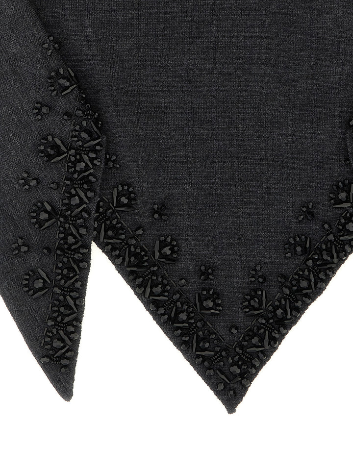 P.A.R.O.S.H. Gray Wool Scarf
