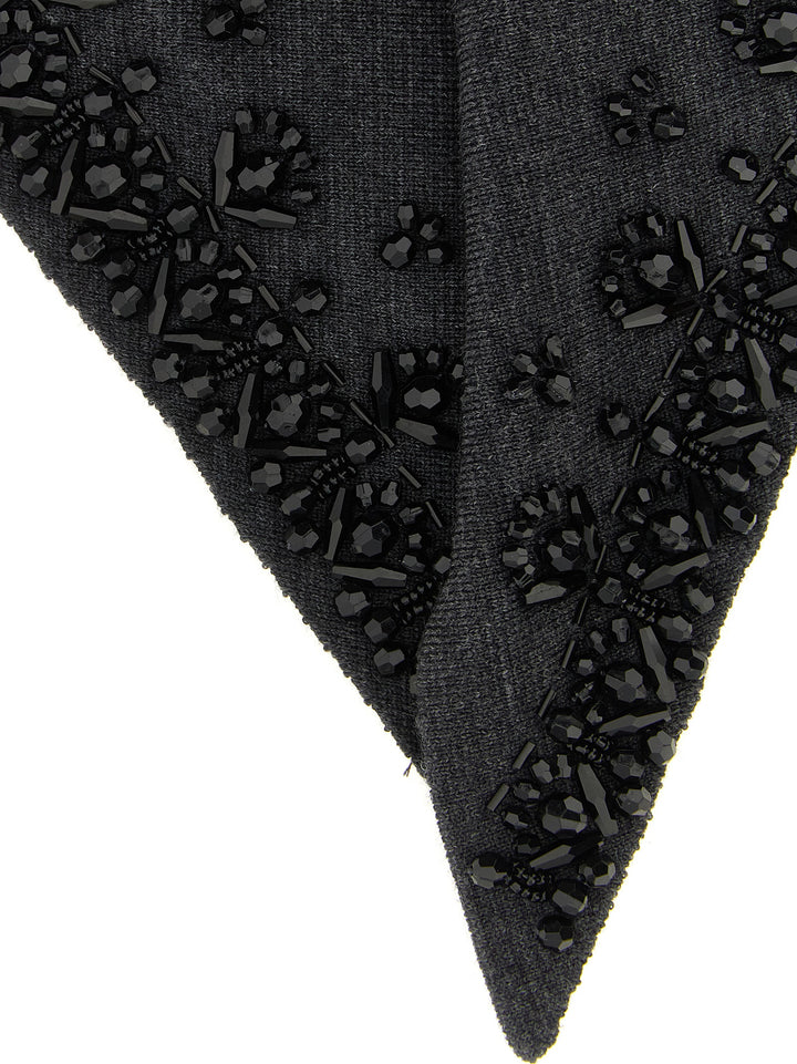 P.A.R.O.S.H. Gray Wool Scarf