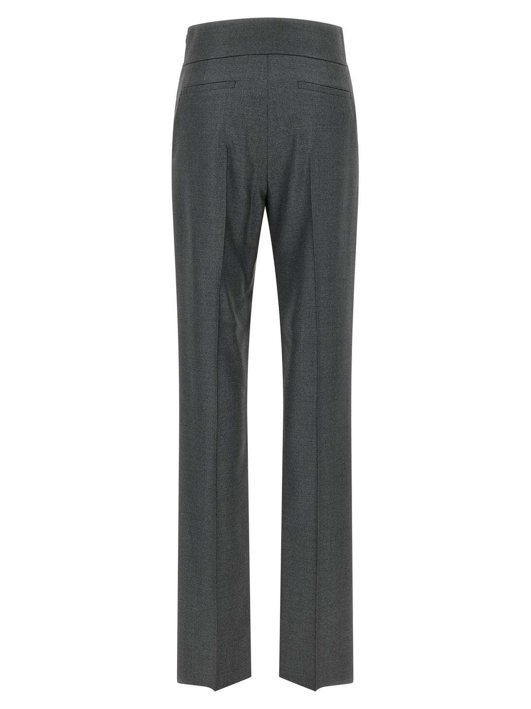 Valentino Garavani Gray Virgin Wool Dress Pants