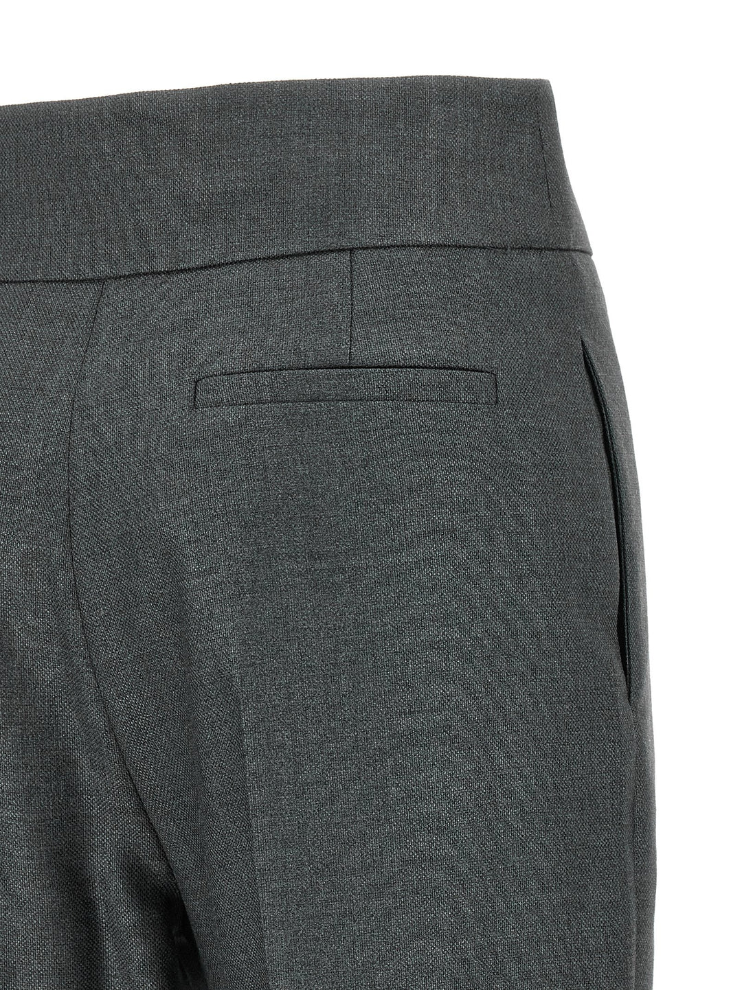 Valentino Garavani Gray Virgin Wool Dress Pants
