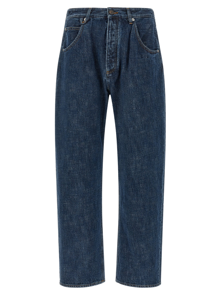 Jacquemus Blue Organic Cotton Relaxed Fit Jeans