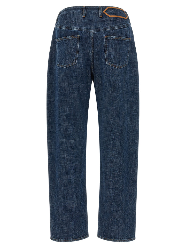 Jacquemus Blue Organic Cotton Relaxed Fit Jeans