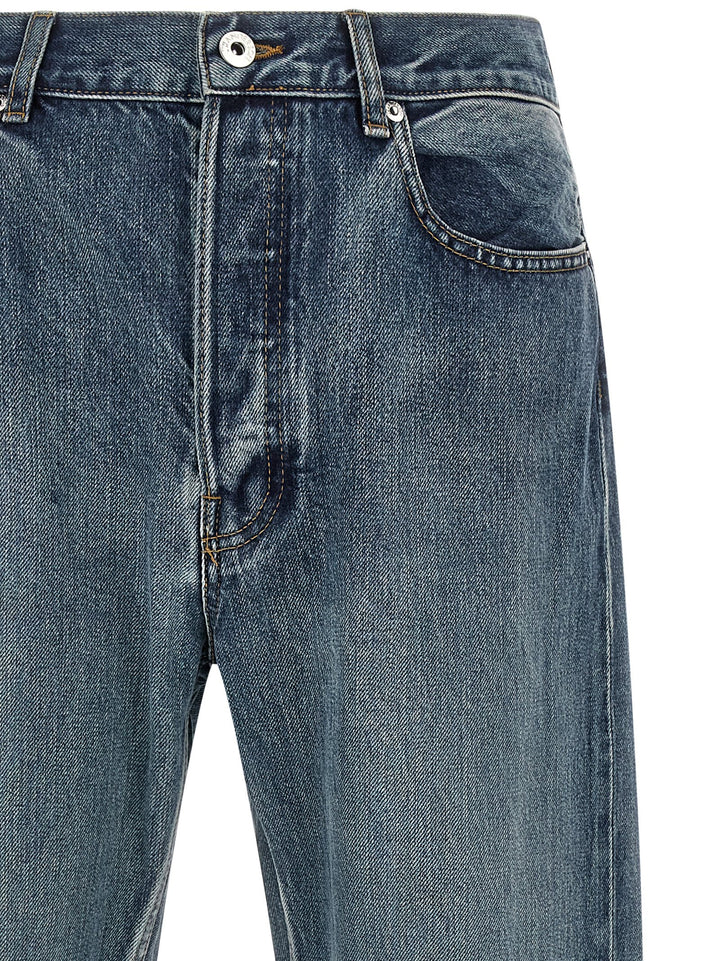 J.W.Anderson Blue Cotton Straight-Leg Jeans