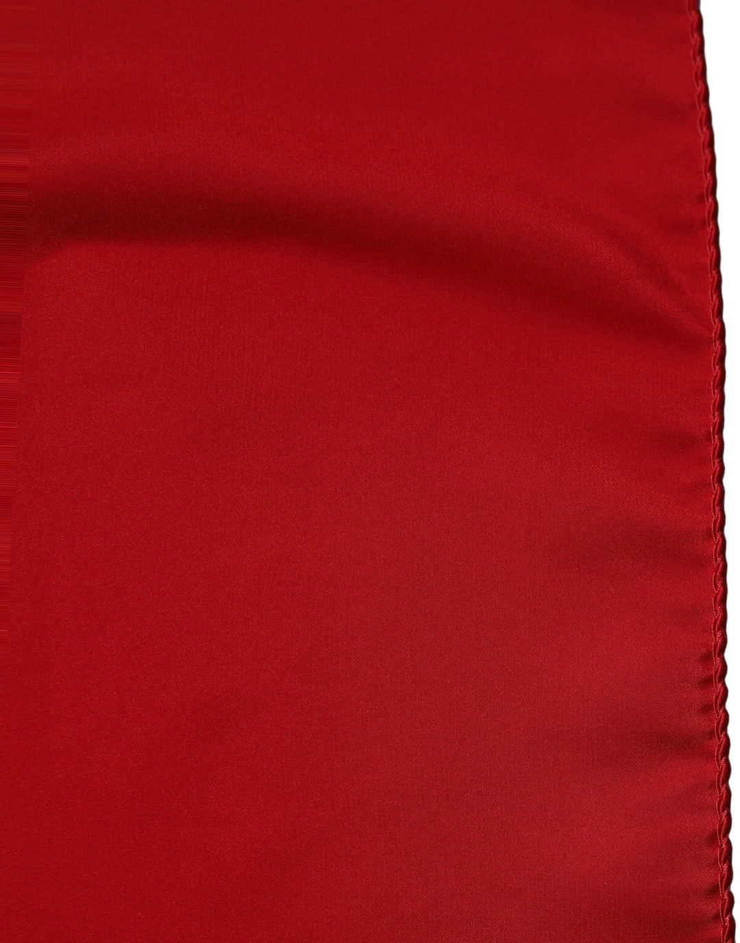Dolce &amp; Gabbana Red Satin Silk Foulard Handkerchief Scarf