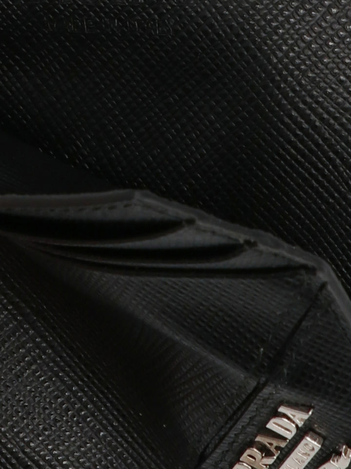 Prada Black Calfskin Cardholder