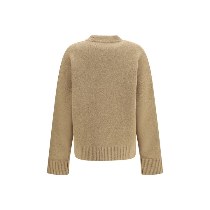 Ami Paris Beige Alpaca Vicugna Pacos Sweatshirt