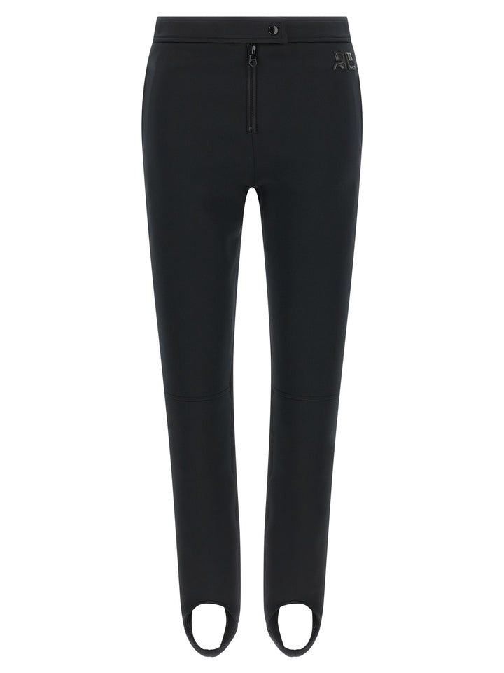 Courrèges Black Polyester Casual Pants