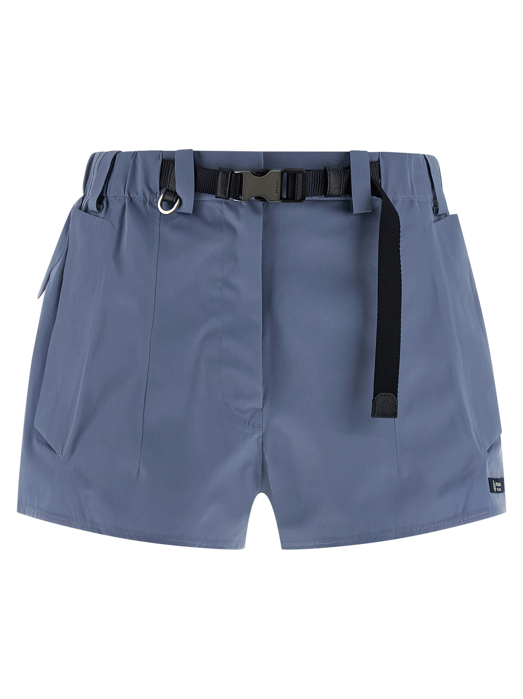 Prada Blue Polyester Bermuda Shorts
