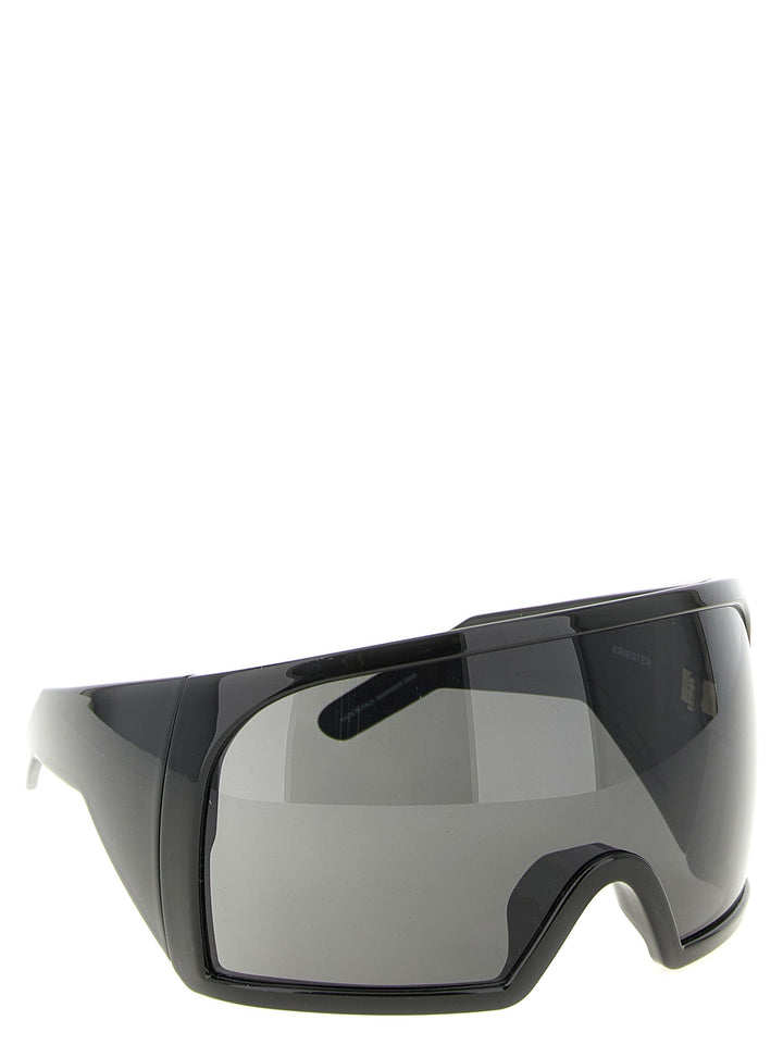 Rick Owens Black Nylon Sunglasses