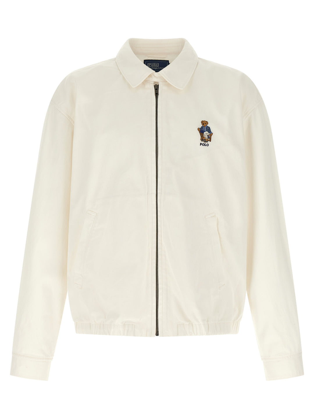 Polo Ralph Lauren White Cotton Full-Length Jacket