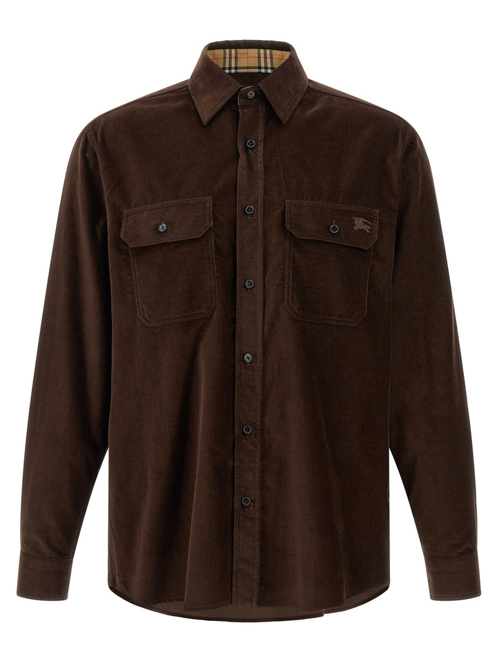 Burberry Brown Cotton Blouse