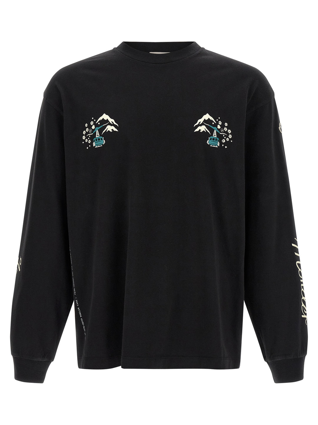 MONCLER GENIUS Black Cotton T-Shirt