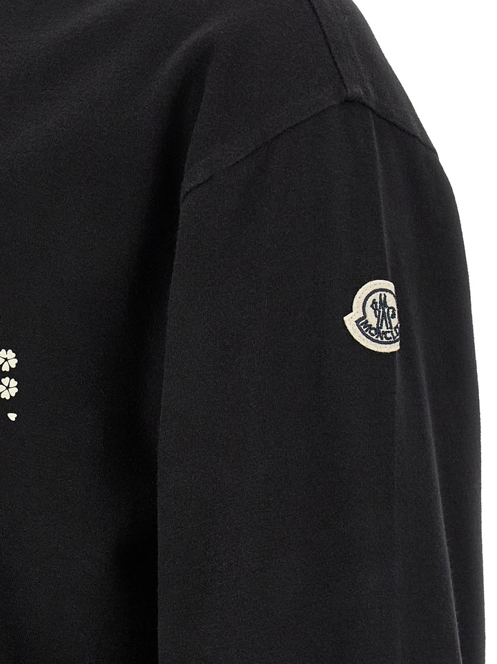 MONCLER GENIUS Black Cotton T-Shirt