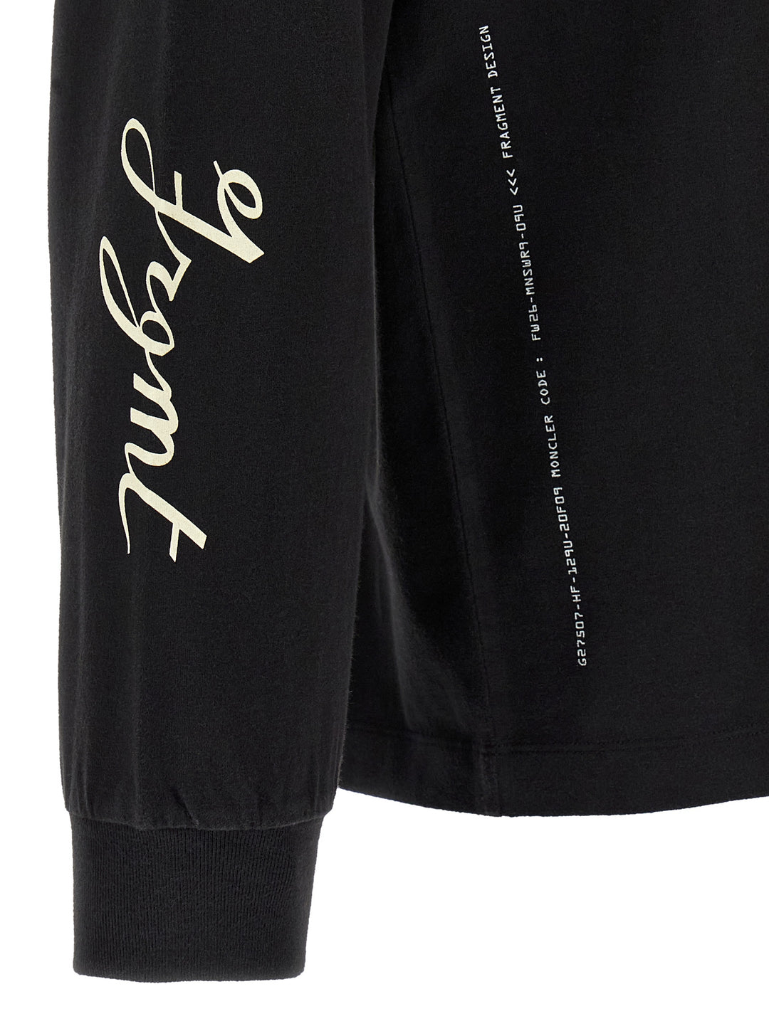 MONCLER GENIUS Black Cotton T-Shirt