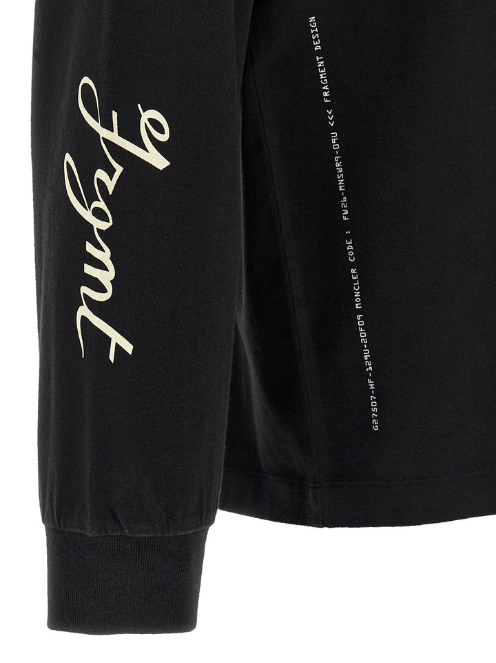 MONCLER GENIUS Black Cotton T-Shirt