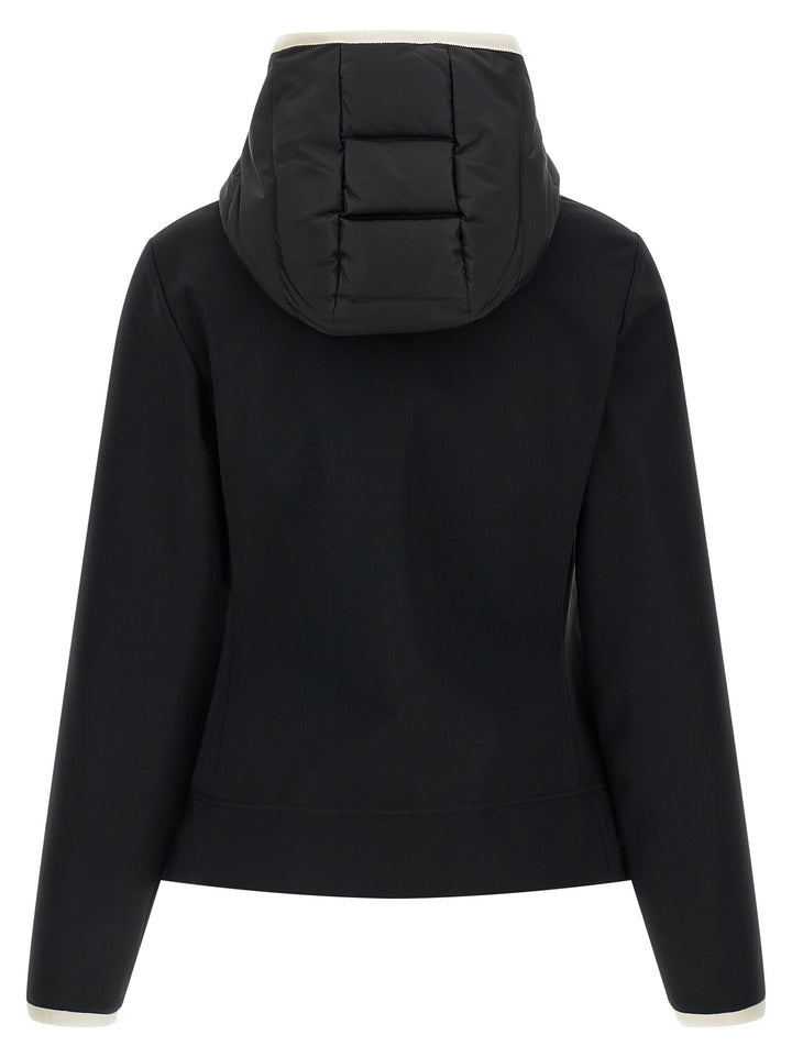 Moncler Grenoble Black Polyamide Cardigan