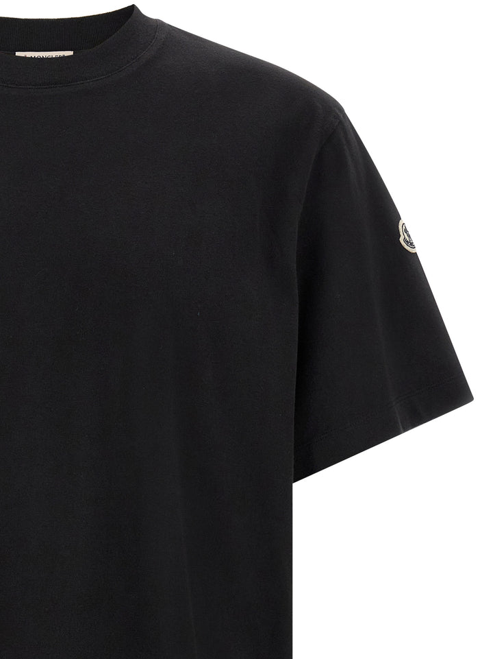 MONCLER GENIUS Black Cotton T-Shirt