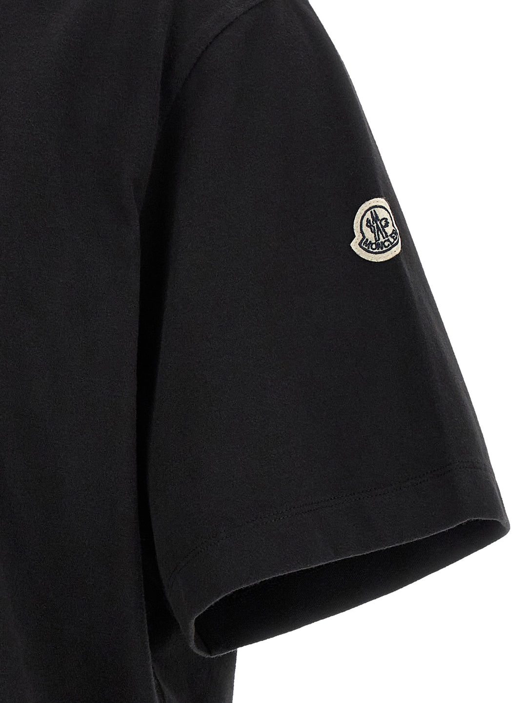 MONCLER GENIUS Black Cotton T-Shirt