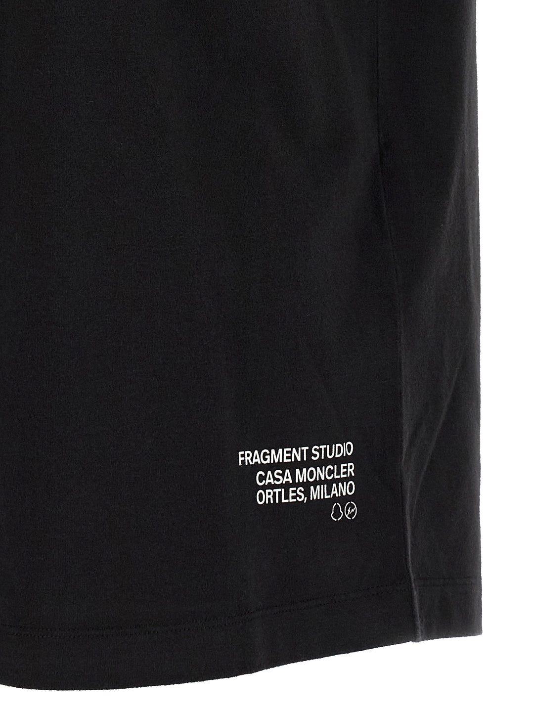 MONCLER GENIUS Black Cotton T-Shirt