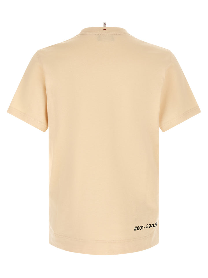 Moncler Grenoble Beige Cotton T-Shirt